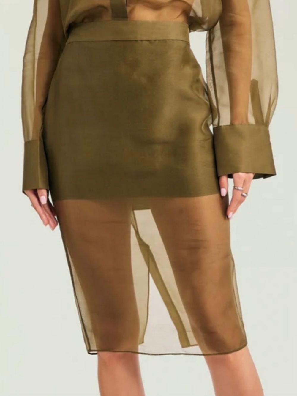 SEROYA Elda midi skirt (size S)